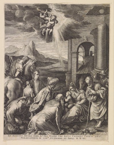 Anbetung der Könige von Raphaël Sadeler (I)