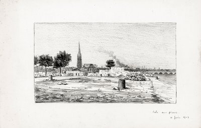 Bordeaux, Cale aux Pierres, 11. Juni von Raymond Bonnefon