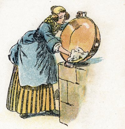 "Aschenputtel" Illustration für die Märchen von Charles Perrault, ca. 1920 von Raymond de la Neziere