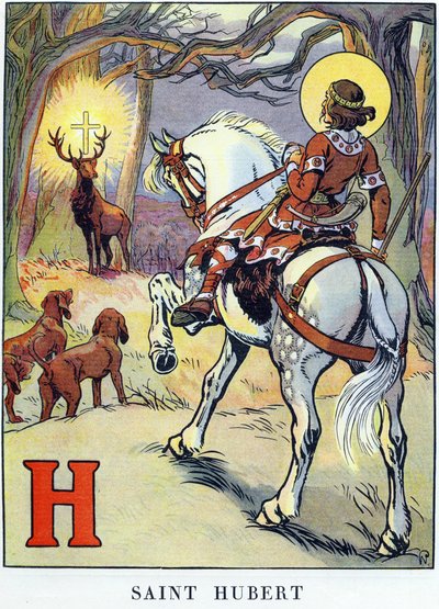 Die Vision des Heiligen Hubertus von Raymond de la Neziere