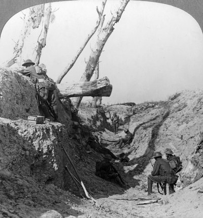 Die Linie halten bei Dickebusch, Flandern, Belgien, Erster Weltkrieg, 7. Juni 1917 von Realistic Travels Publishers