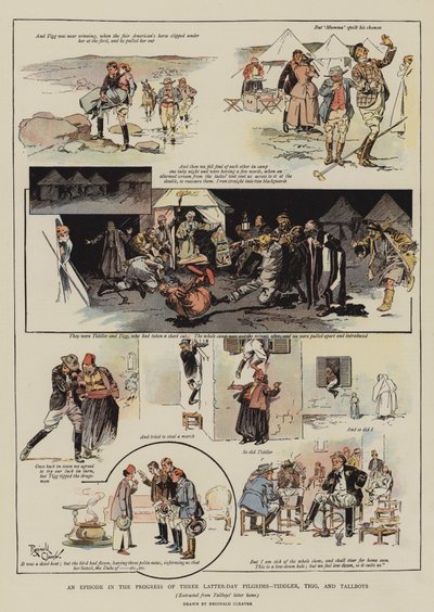 Eine Episode im Fortschritt von drei modernen Pilgern, Tiddler, Tigg und Tallboys von Reginald Thomas Cleaver