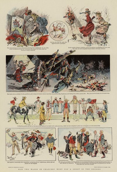 Wie zwei Mündel im Chancery in den Rockies auf die Jagd gingen von Reginald Thomas Cleaver