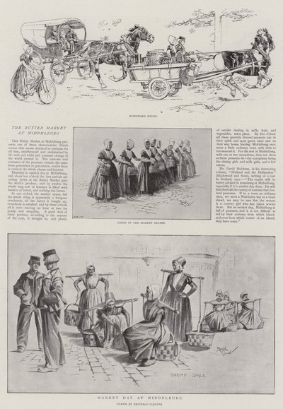 Der Buttermarkt in Middelburg von Reginald Thomas Cleaver