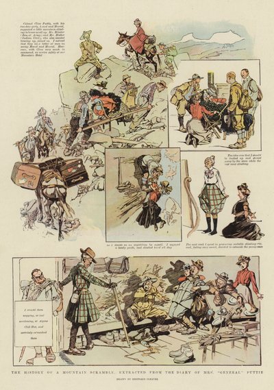 Die Geschichte eines Bergabenteuers, aus dem Tagebuch von Frau "General" Puttie von Reginald Thomas Cleaver