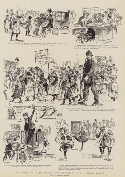 Das Neueste in Streiks, die Revolte des Pflasterballetts von Reginald Thomas Cleaver