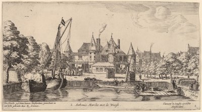 Nieuwmarkt mit St. Anthoniswaag von Reinier Nooms, called Zeeman