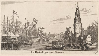 Der Haringpakkers-Turm in Amsterdam von Reinier Nooms, called Zeeman