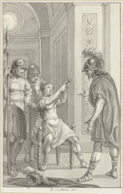 Der Tod von Gemellus von Reinier Vinkeles (I)