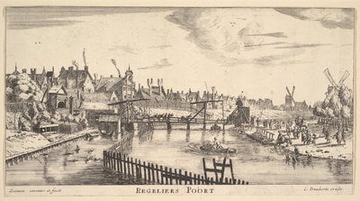 Regeliers Poort, Mitte des 17. Jahrhunderts von Reinier Zeeman