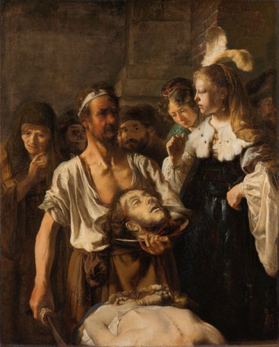 Salome erhält den Kopf von Johannes dem Täufer von Rembrandt Harmensz. van Rijn (circle of)