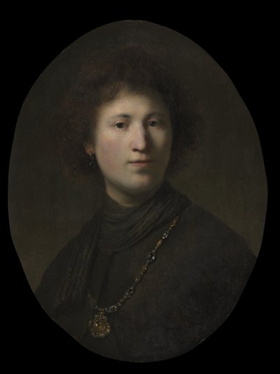 Ein junger Mann mit einer Kette, ca. 1630 von Rembrandt van Rijn