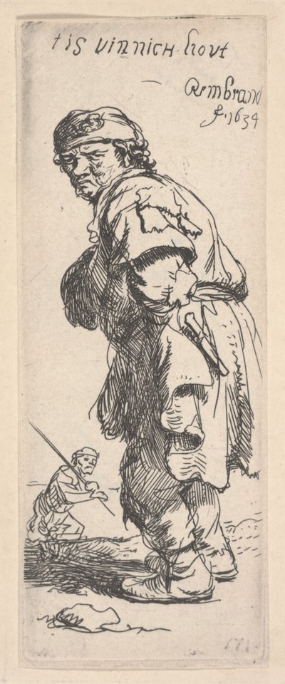 Bettler spricht von Rembrandt van Rijn