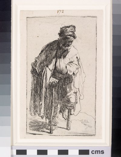 Bettler mit Holzbein, ca. 1630 von Rembrandt van Rijn