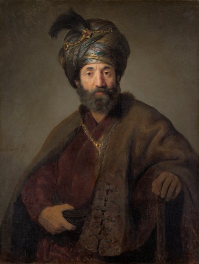 Mann in orientalischer Tracht, ca. 1635 von Rembrandt van Rijn