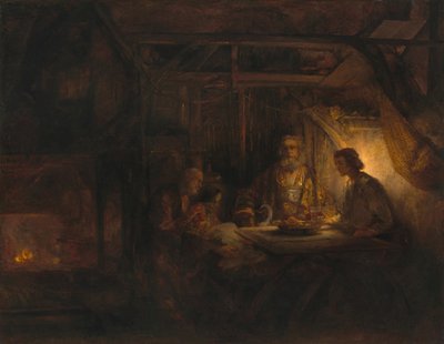 Philemon und Baucis von Rembrandt Harmensz. van Rijn