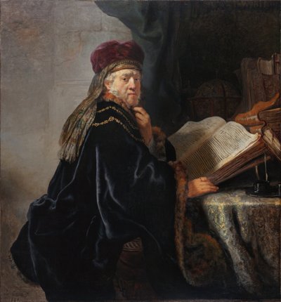Gelehrter in seinem Arbeitszimmer von Rembrandt van Rijn