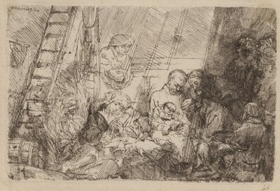 Die Beschneidung im Stall von Rembrandt van Rijn