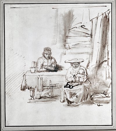 Die Heilige Familie von Rembrandt Harmensz. van Rijn