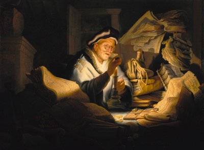 Das Gleichnis vom reichen Narren von Rembrandt Harmensz. van Rijn