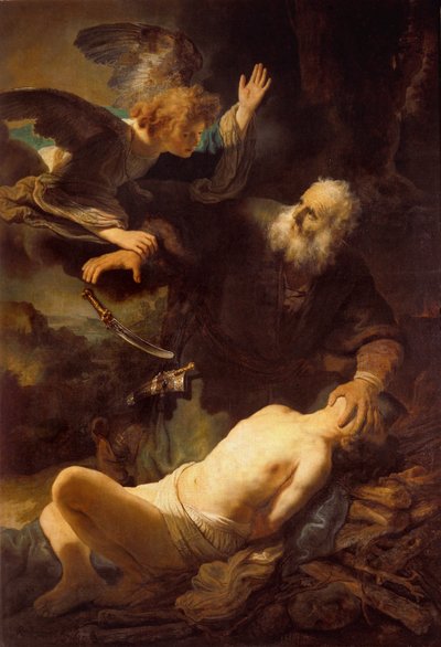 Das Opfer Isaaks von Rembrandt Harmensz. van Rijn