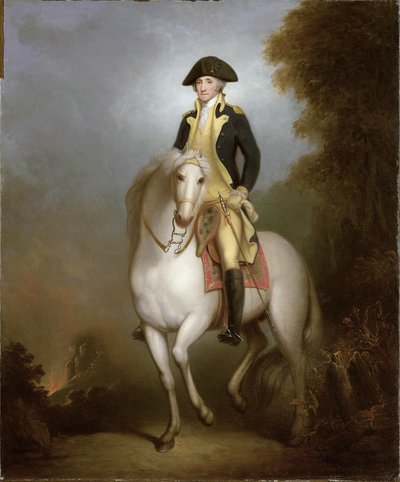 Reiterporträt von George Washington von Rembrandt Peale