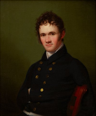 Porträt von Kommandant Lewis Warrington von Rembrandt Peale