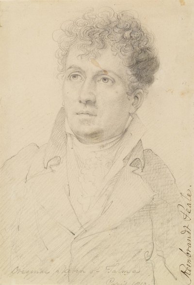 Porträt von Francois Joseph Talma von Rembrandt Peale