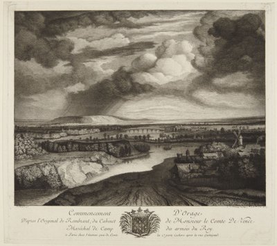 "---- Orage" nach Rembrandt von Rembrandt van Rijn