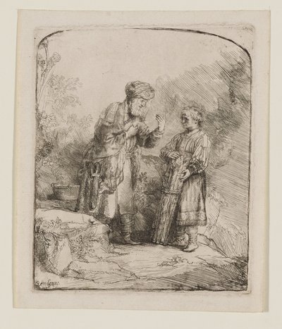 Abraham und Isaak von Rembrandt van Rijn