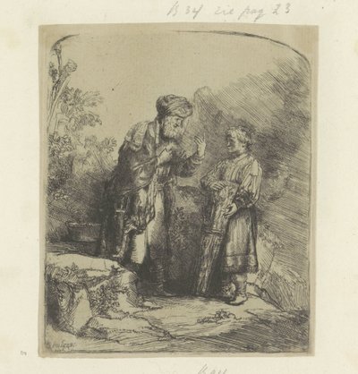 Abraham und Isaak von Rembrandt van Rijn