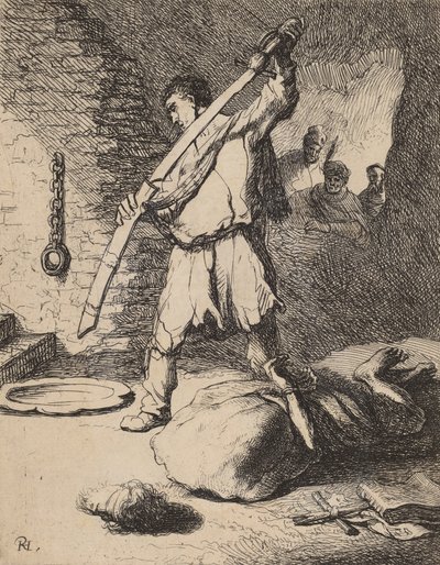 Die Enthauptung Johannes des Täufers, ca. 1627 von Rembrandt van Rijn