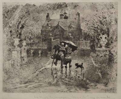 Ländliche Nachbarn von Rembrandt van Rijn