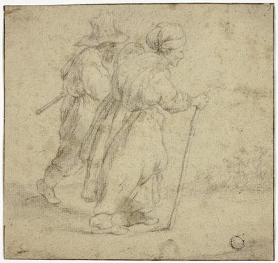 Älteres Bauernpaar von Rembrandt van Rijn