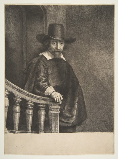 Ephraim Bueno, jüdischer Arzt, 1647 von Rembrandt van Rijn