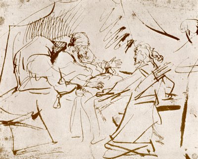 Jakob am Bett von Isaak, 1913 von Rembrandt van Rijn