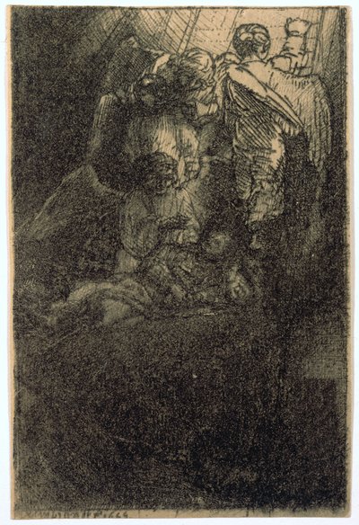 Jakobsleiter, Illustration für „La Piedra Gloriosa“ von Rembrandt van Rijn