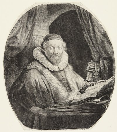 Jan Uytenbogaert, Prediger der Remonstranten von Rembrandt van Rijn