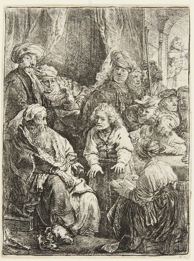 Joseph erzählt seinen Traum von Rembrandt van Rijn