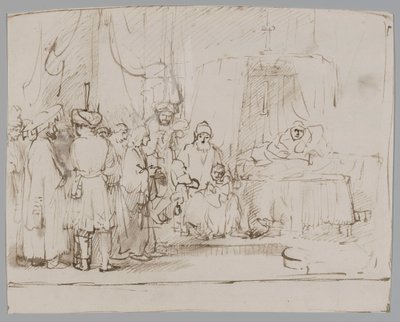 Josef erzählt seine Träume seinen Eltern und Brüdern von Rembrandt van Rijn