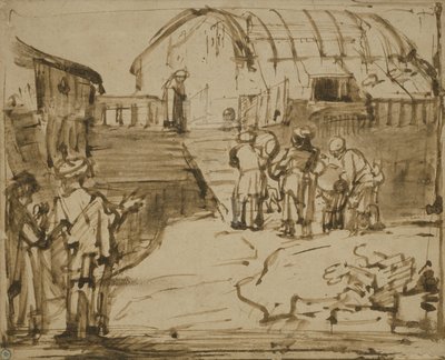 Noahs Arche, 1660 von Rembrandt van Rijn