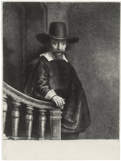 Porträt des Arztes und Schriftstellers Dr. Ephraim Bueno von Rembrandt van Rijn