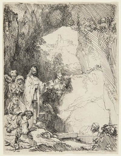 Auferweckung des Lazarus von Rembrandt van Rijn