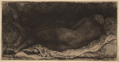 Liegender weiblicher Akt von Rembrandt van Rijn