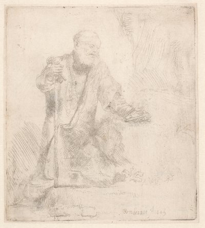 Der reuige Heilige Petrus von Rembrandt van Rijn