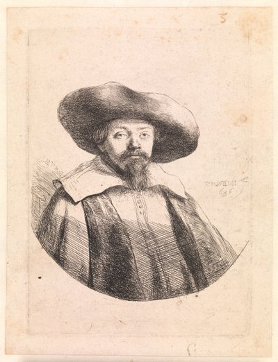 Samuel Manasseh Ben Israel, jüdischer Autor von Rembrandt van Rijn