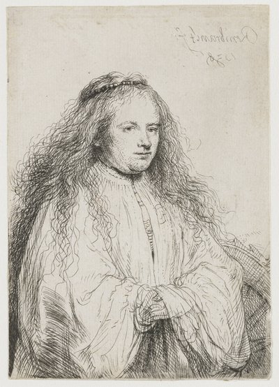 Saskia als St. Katharina von Alexandria von Rembrandt van Rijn