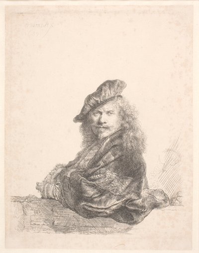 Selbstporträt von Rembrandt van Rijn