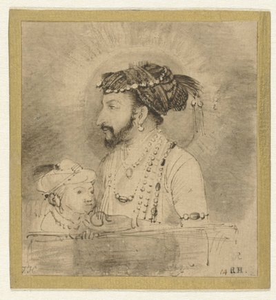 Schah Jahan und sein Söhnchen von Rembrandt van Rijn
