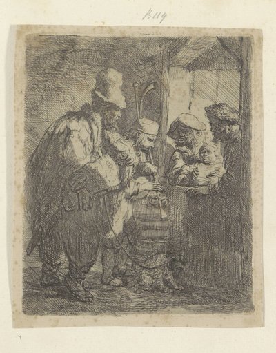 Straßenmusiker von Rembrandt van Rijn